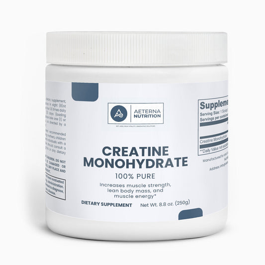 Creatine Monohydrate – Pure Unflavored Powder | Aeterna Nutrition