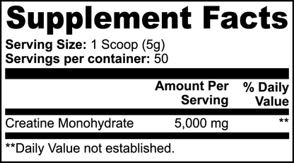 Creatine Monohydrate – Pure Unflavored Powder | Aeterna Nutrition