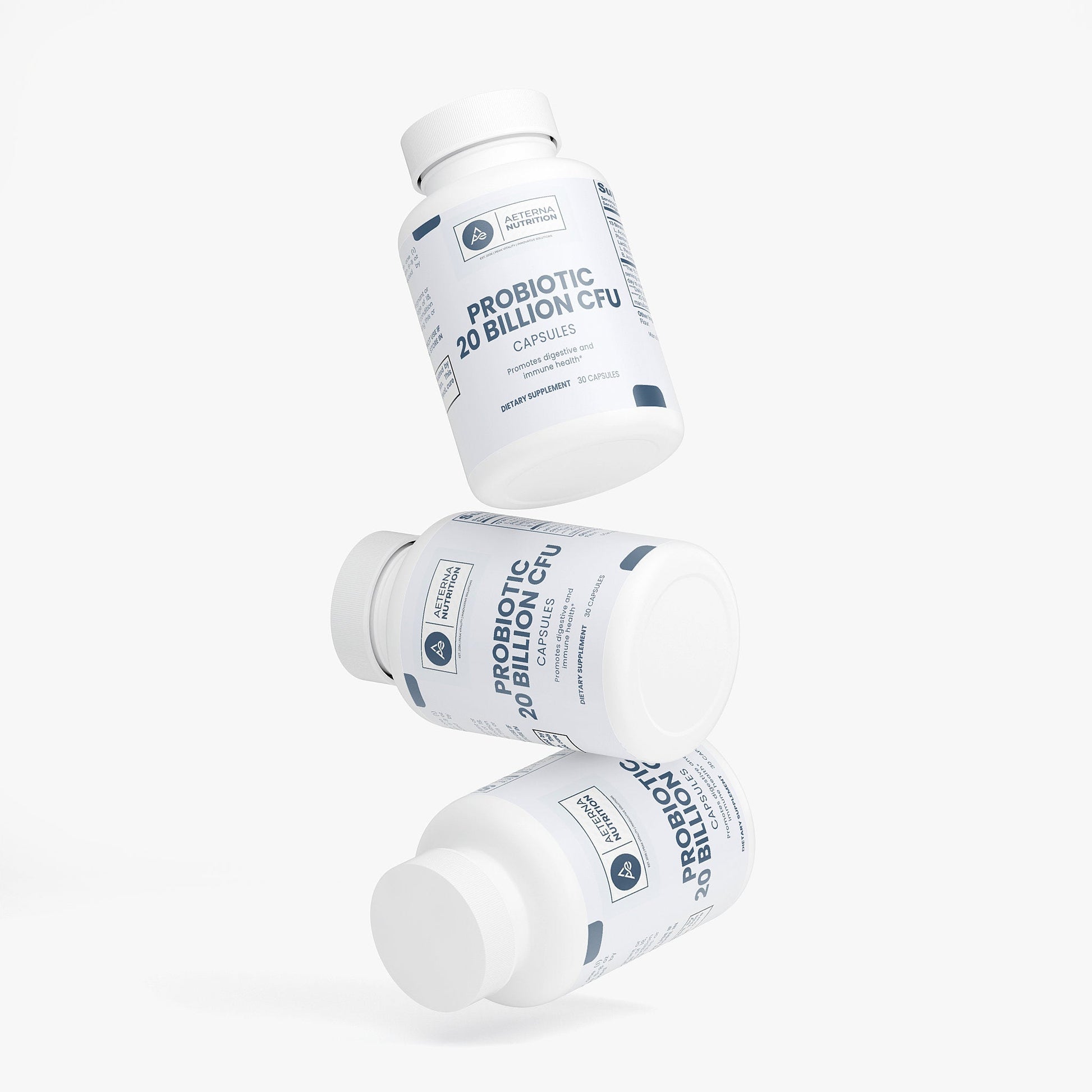 Probiotic 20 Billion – Multi-Strain Daily Capsules | Aeterna Nutrition