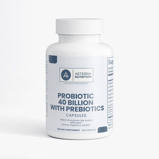 Probiotic 40 Billion with Prebiotics | Aeterna Nutrition