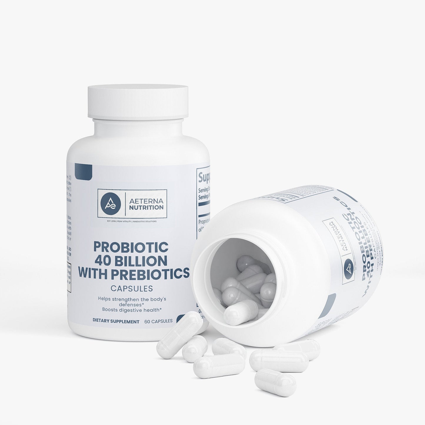 Probiotic 40 Billion with Prebiotics | Aeterna Nutrition