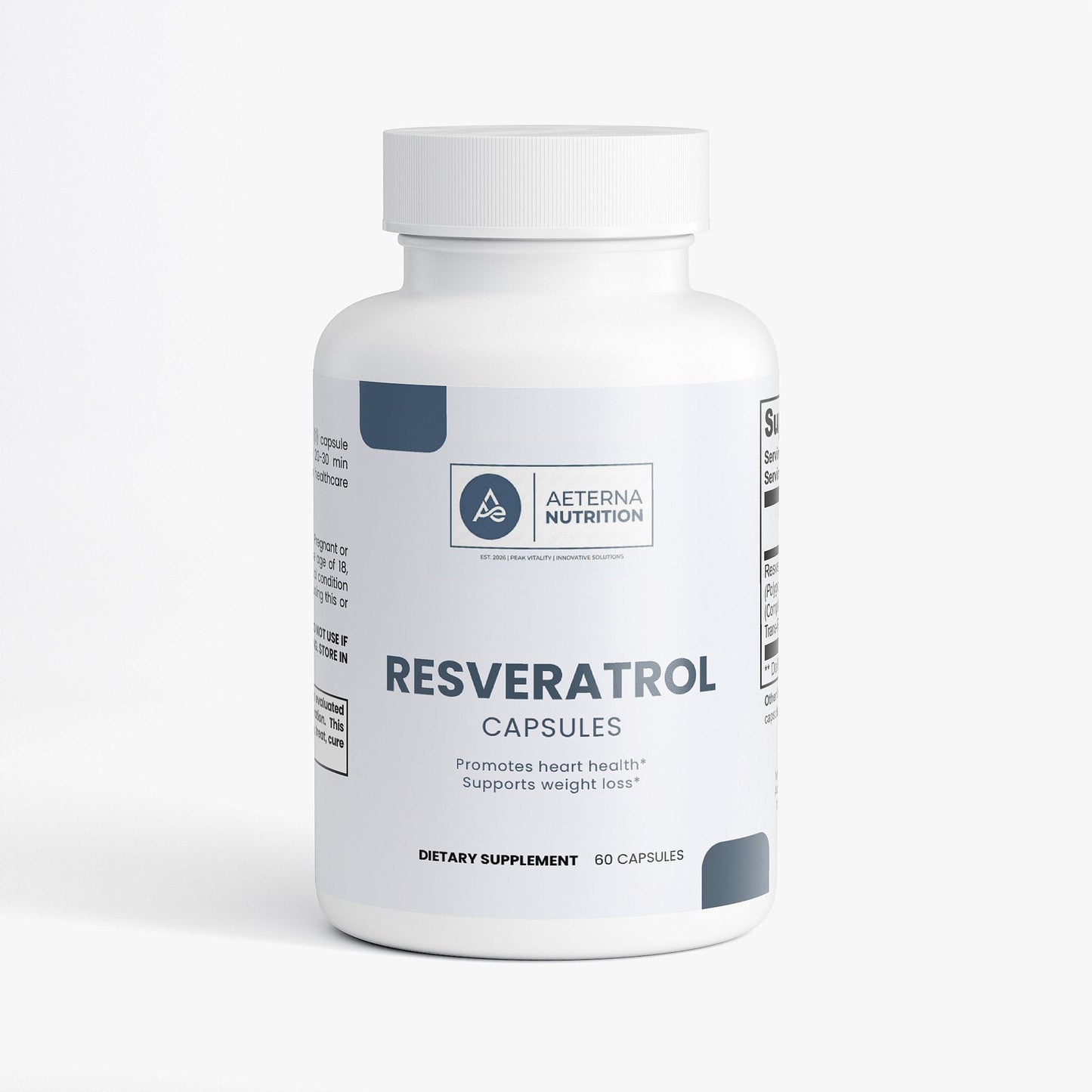 Resveratrol 50% 600mg – Antioxidant Capsules | Aeterna Nutrition